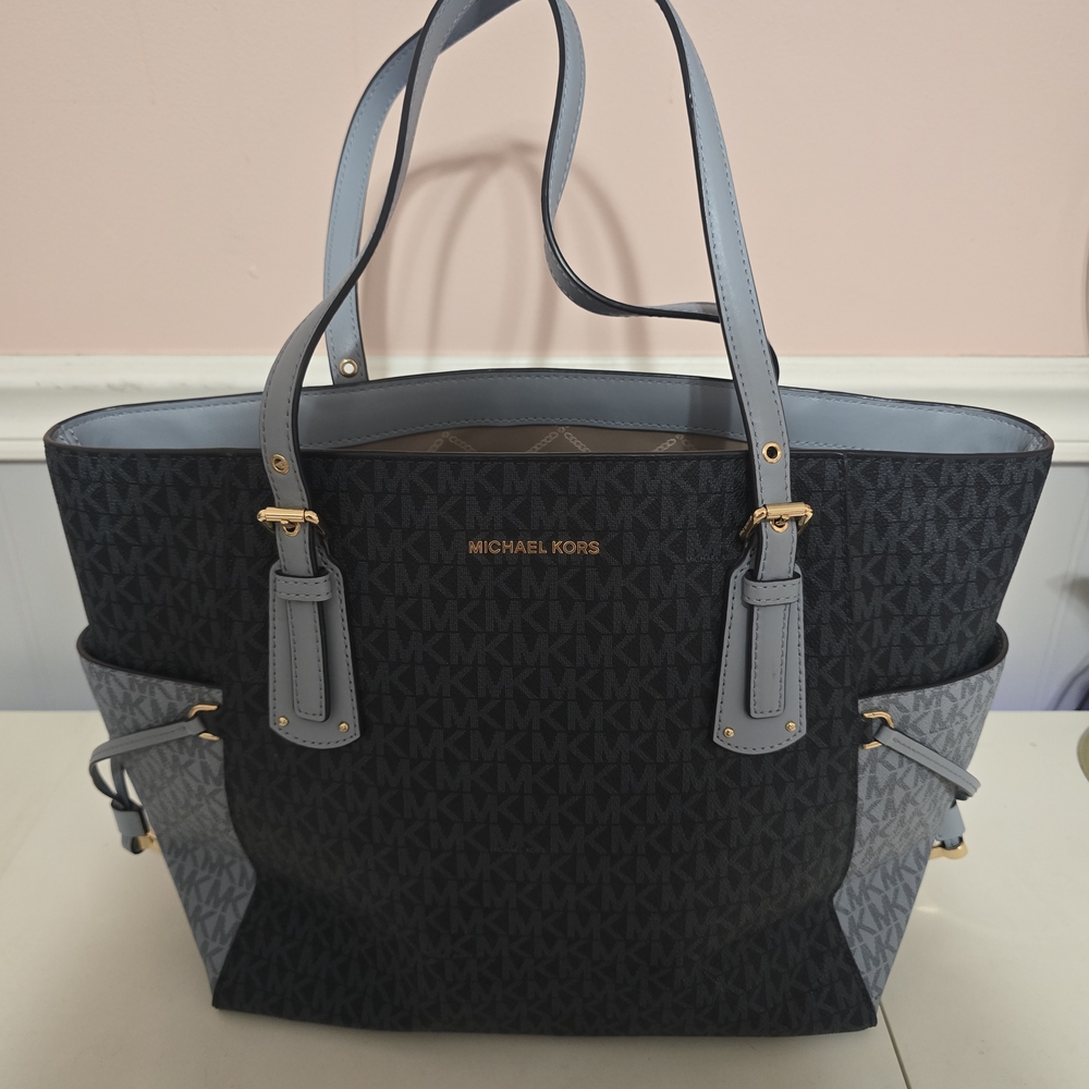 NWOT Michael Kors Blue Tote Shoulder Bag